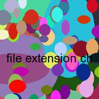 file extension ch